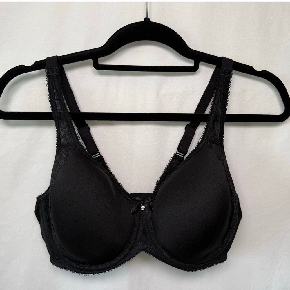 Wacoal Retro Chic Underwire Contour Underwire Bra, Black, Size 36DD